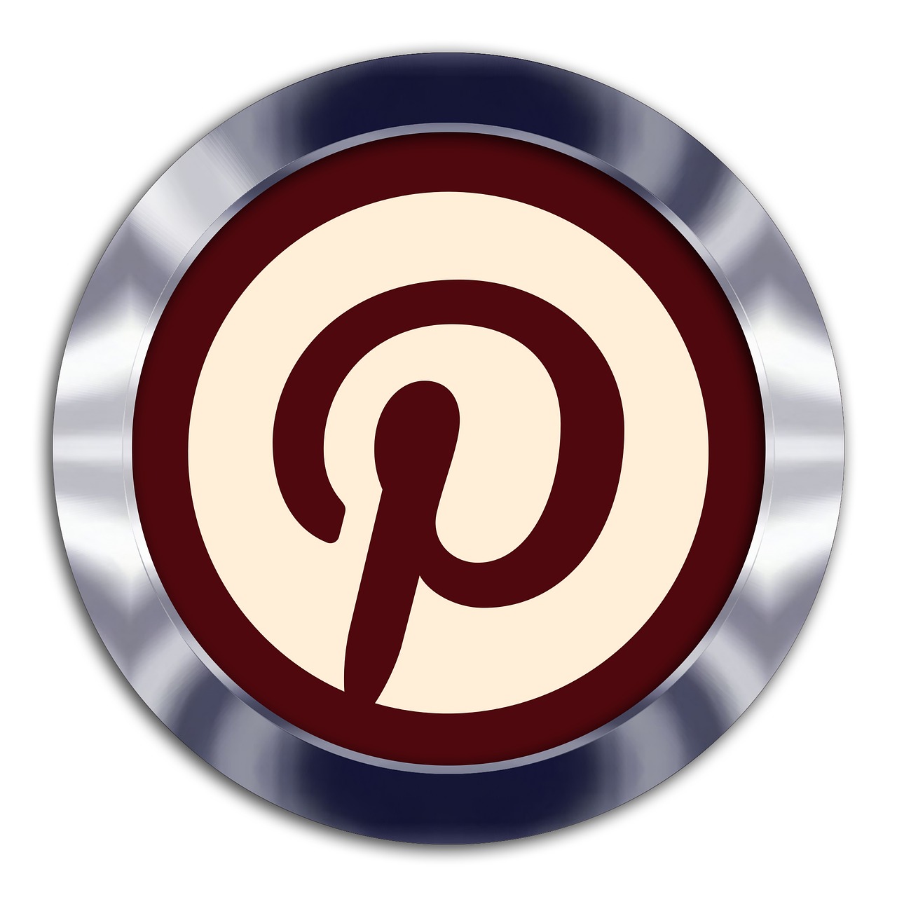 Pinterest symbol.