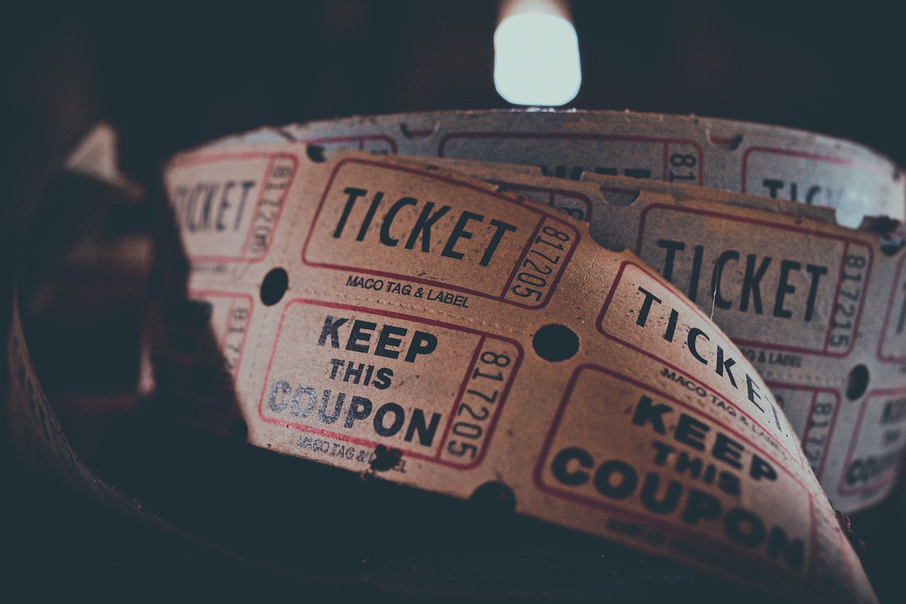 Photo of tickets.