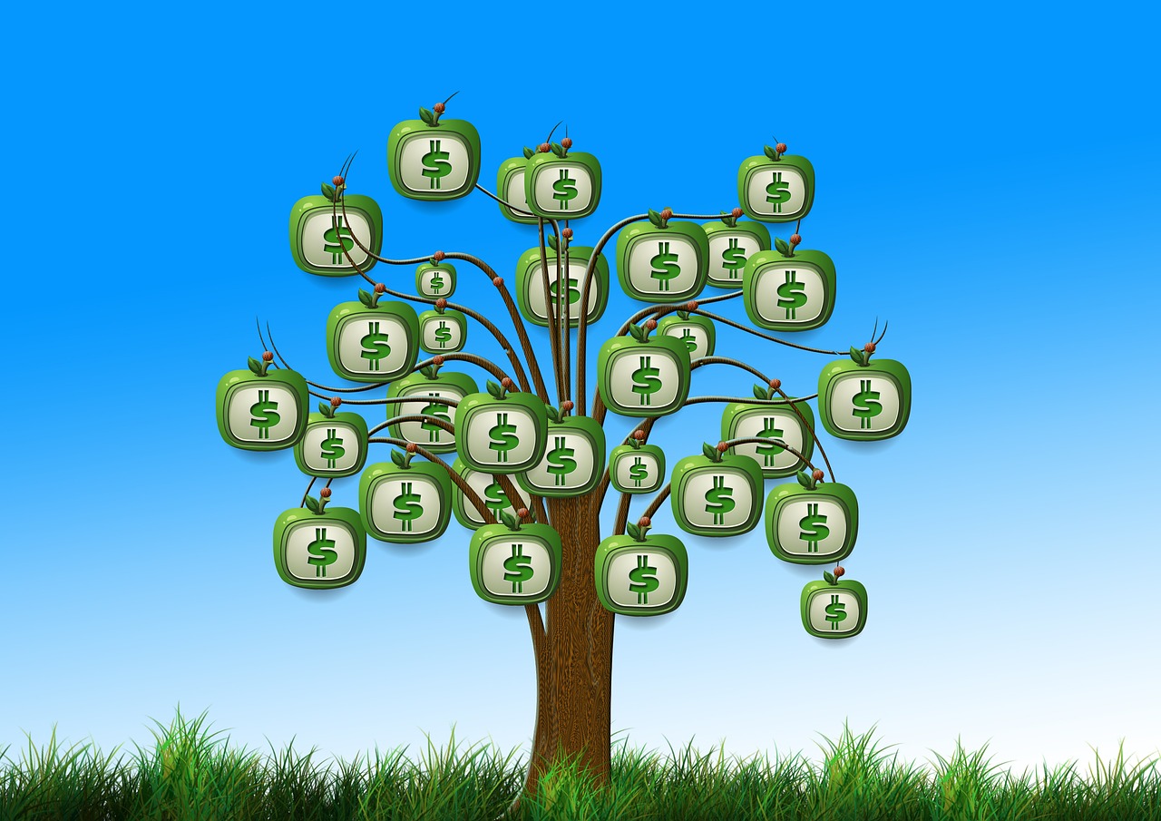 Money growing on a tree.