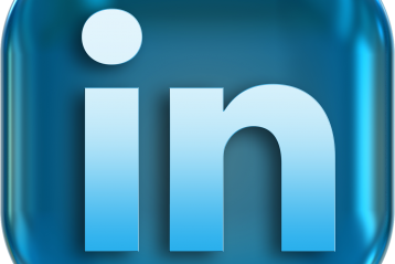 LinkedIn logo.