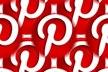 Pinterest logo.