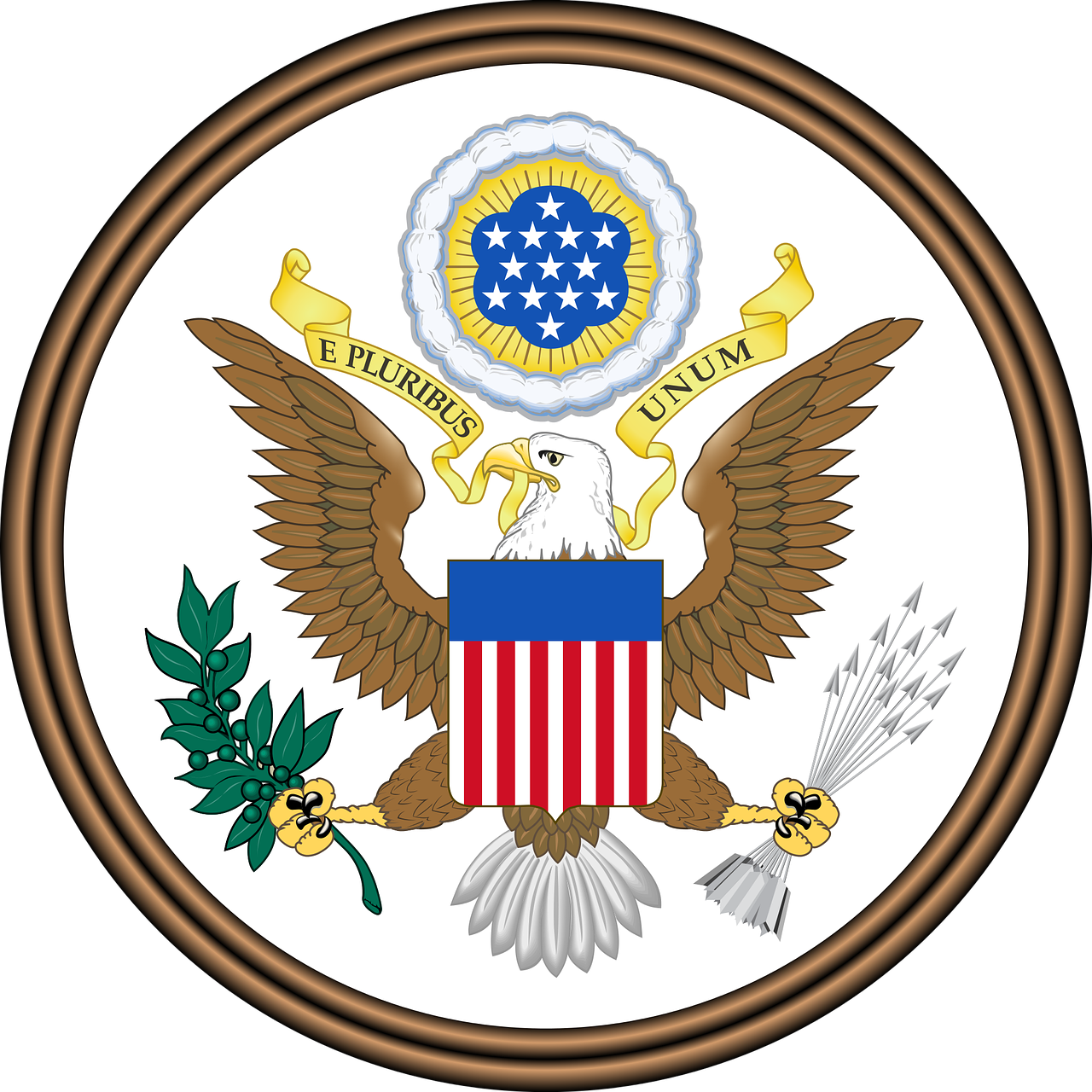 Presidential seal.