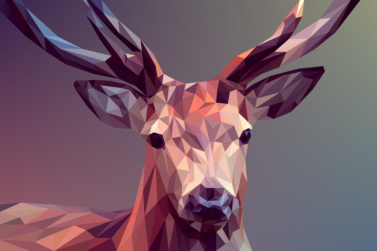 A graphic of a buck.