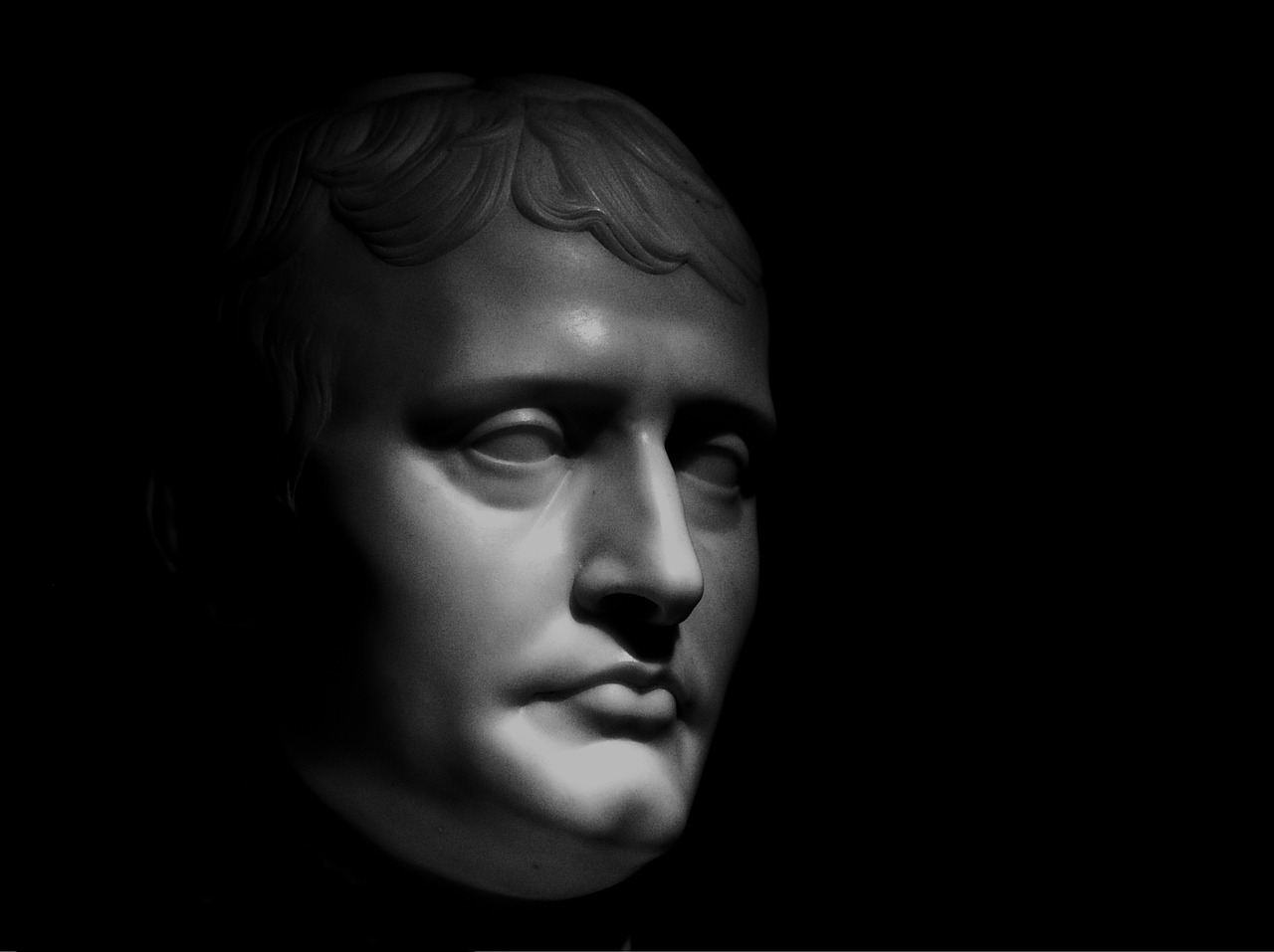 A bust of Napoleon.