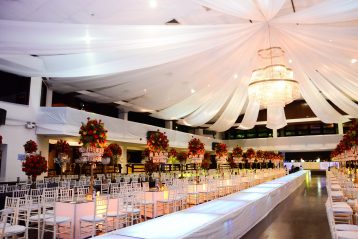 A beautiful wedding reception.