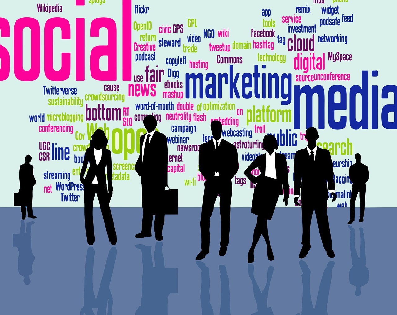 Social media marketing graphic.