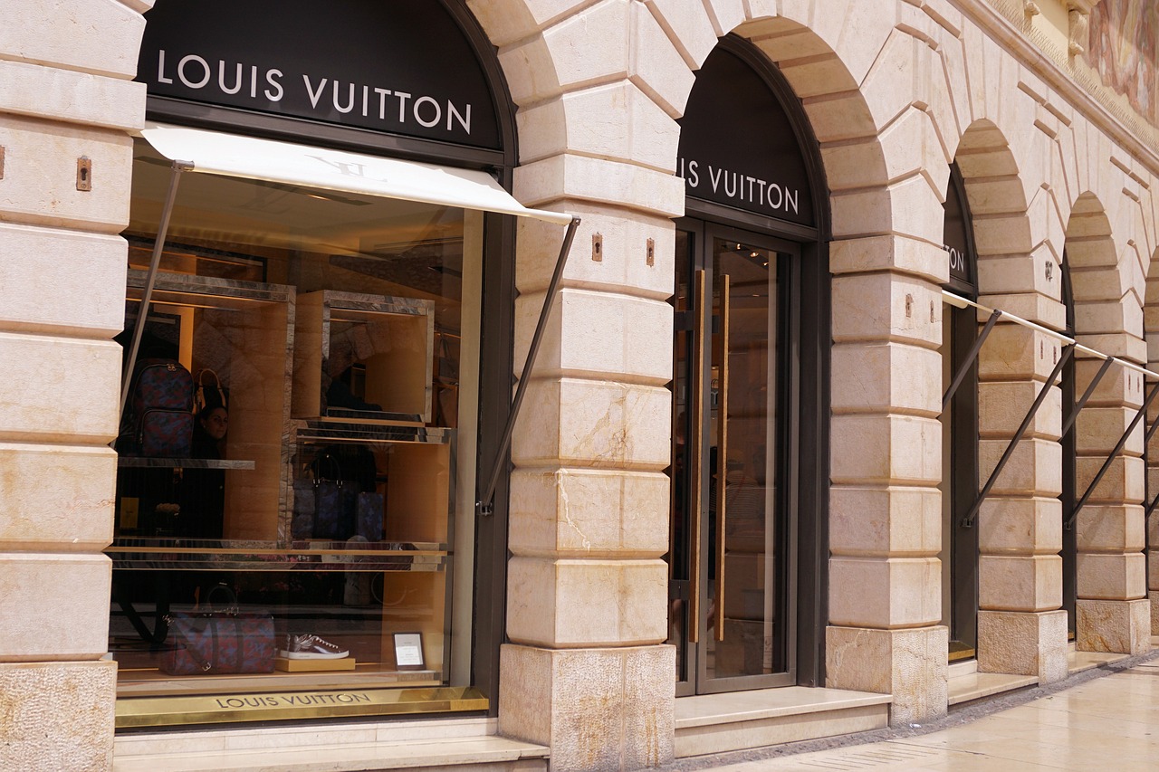Louis Vuitton store front.