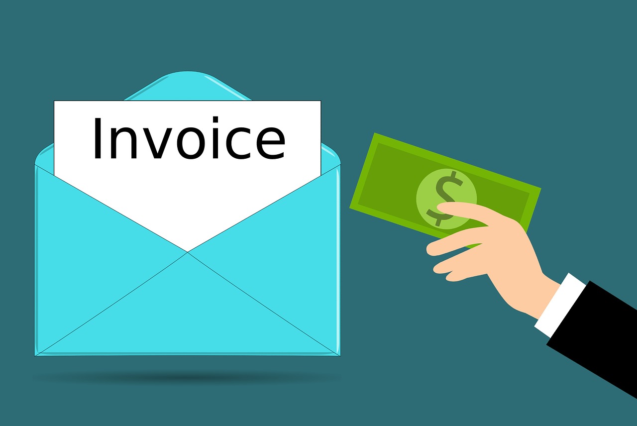 Graphic of an invoice.
