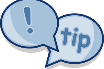 Graphic that reads, "tip".